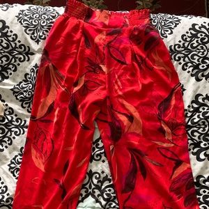 Wide Leg Floral Pant